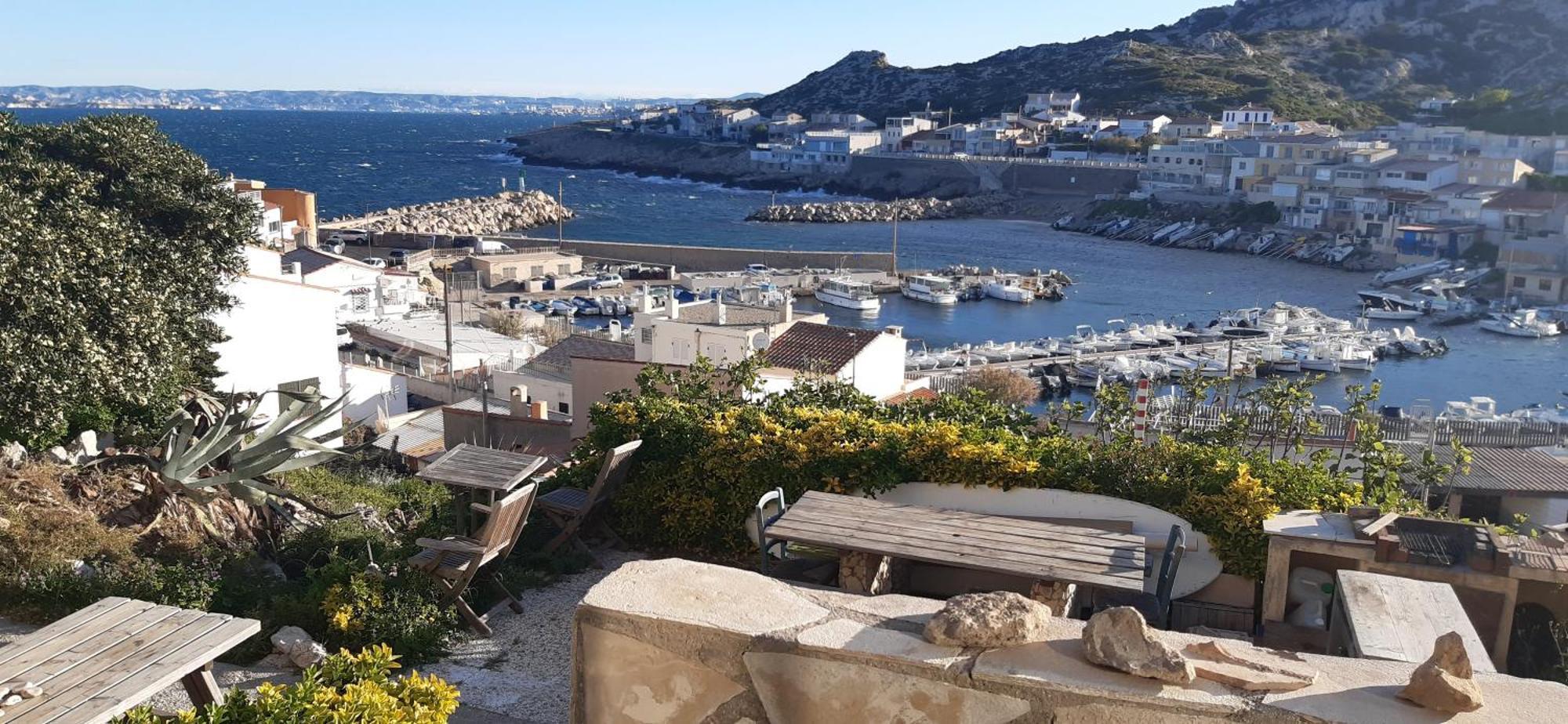 Cabanon Vue Mer Et Calanques Les Goudes Марсилия Екстериор снимка